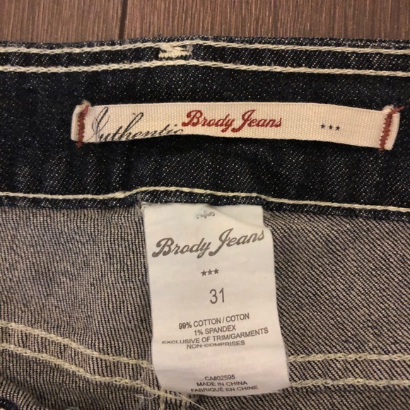 Brody Jeans Denim Bermuda Shorts- Size 31 - Picture 5 of 12